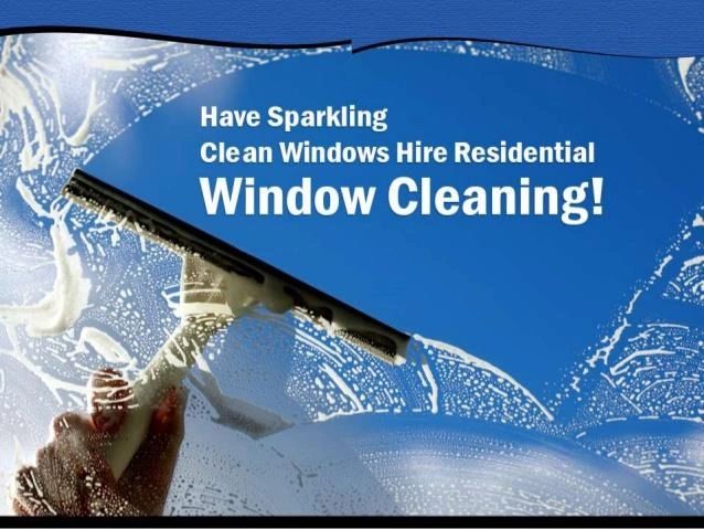 A window cleaned to a streak-free shine by The Squeegee Wizards
